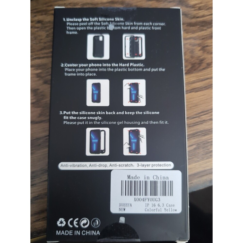 Silicone IPhone 16 Pro Case With Screen Protector And Kickstand-Multi Color - Picture 4 of 4